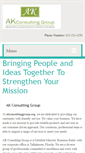 Mobile Screenshot of akconsultinggroup.org